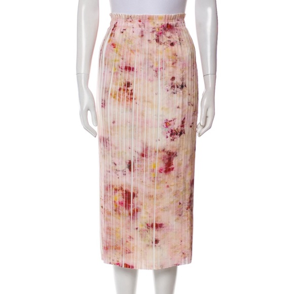 Jason Wu Collection Ombré Pleated Midi Skirt - Picture 2 of 6